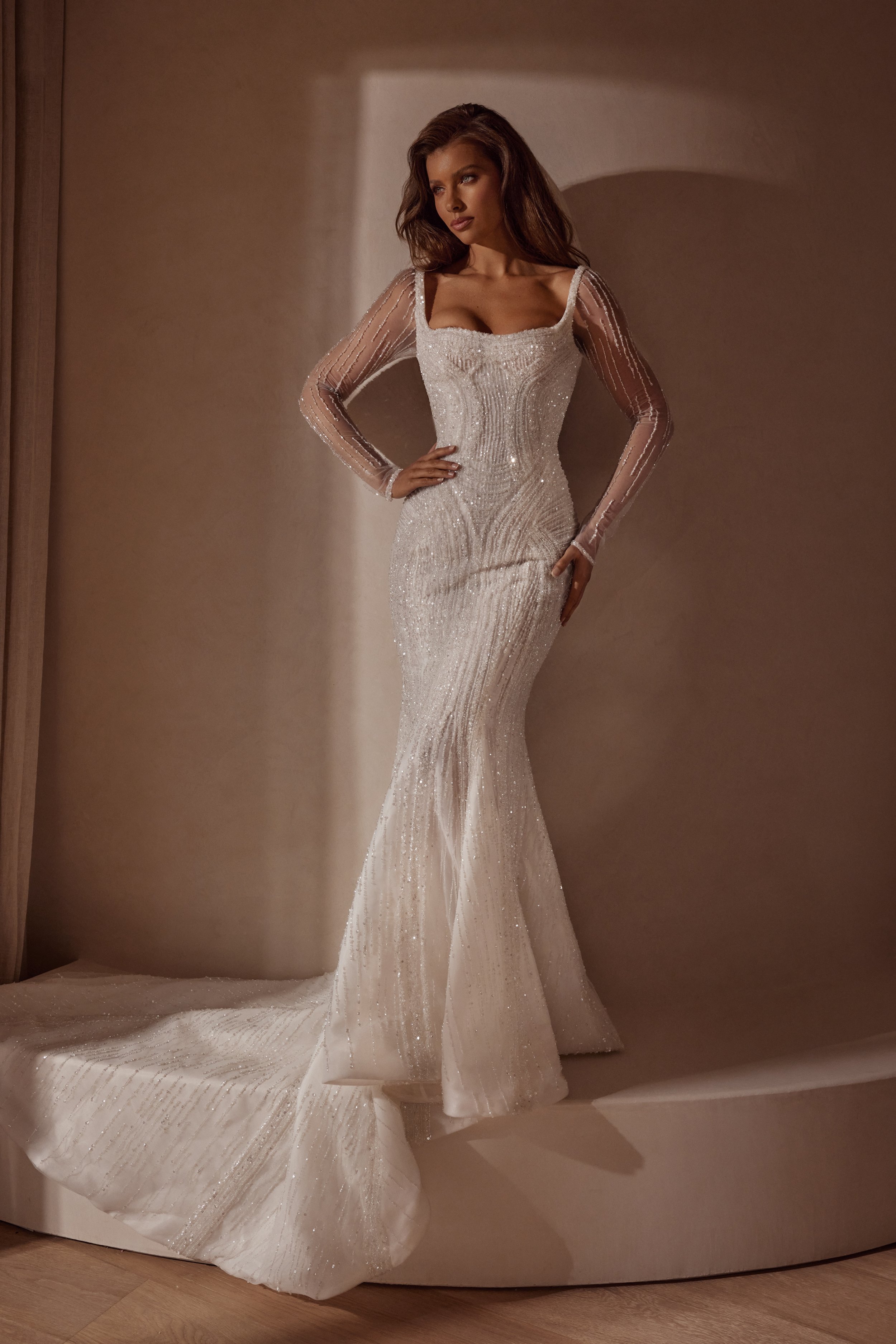 Leah da gloria top wedding dress price range